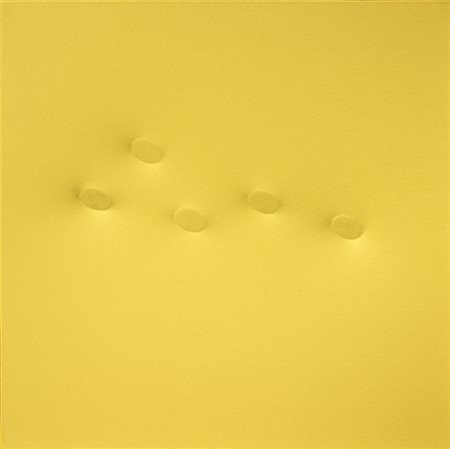 Turi Simeti Alcamo (Tp) 1929 Cinque ovali gialli, 2003 Acrilico su tela...