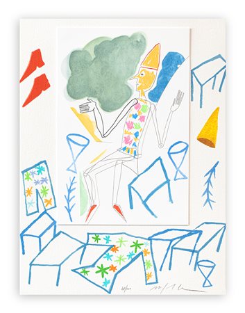 MIMMO PALADINO (1948) - Senza Titolo (Pinocchio), 2005