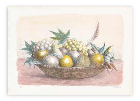 DOMENICO PURIFICATO (1915-1984) - Composizione di frutta