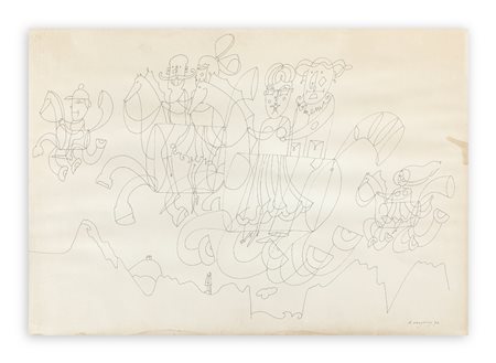 ALBERTO LONGONI (1921-1991) - Senza Titolo, 1972