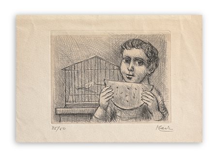 MIGUEL IBARZ (1920-1987) - Senza Titolo