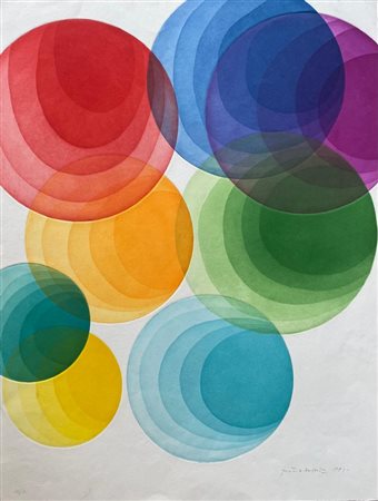 Piero Dorazio “Italia - Europa Unita” 1991