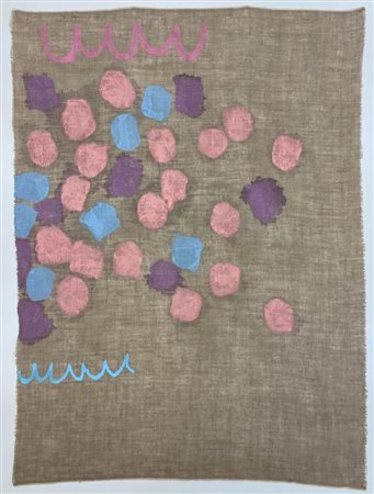 Giorgio Griffa “Linea e macchie” 1983