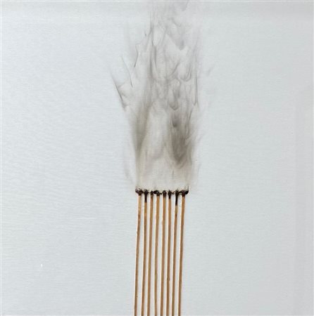 Bernard Aubertin “Dessin de feu”2010