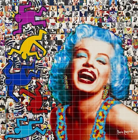 Maria Murgia “Marilyn nell’atelier Keith Haring” 2022