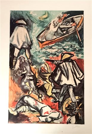 Renato Guttuso “L’inseguimento”