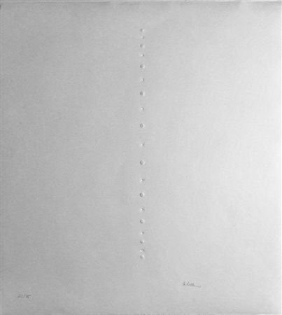 Enrico Castellani “Senza titolo” 1970