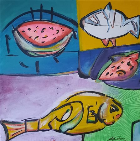 Roberto Montanaro “Like a fish out of water...melon” 2023