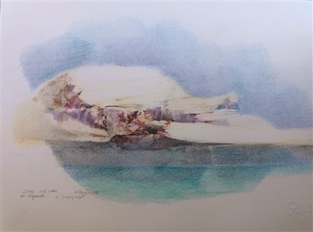 Renzo Vespignani “Dune sul mare di Hurghada” 1992