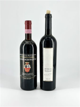 
San Felice Campogiovanni, Brunello di Montalcino - Valdicava Madonna del Piano, Brunello di Montalcino Riserva 1986
 0,75