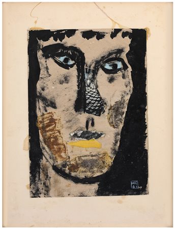 Jurij Nolev-Sobolev (1928 - 2002). Volto di ragazza, 1961