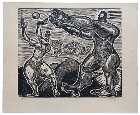 Anatolij Rafaylovitch Brusylowskij (1932 - ). Gioco, 1962