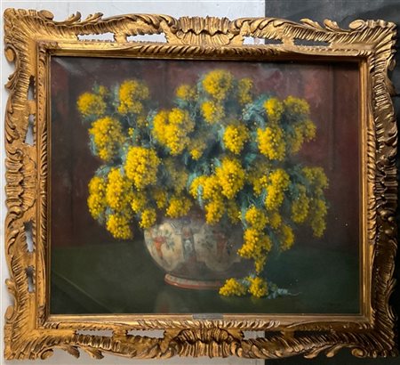 Alfio Paolo Graziani "Mimose" 
olio su tela
cm 80x100
firmato in basso a destra.