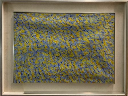 Salvatore Esposito "Il mare aperto vicino" 1970
tempera su carta intelata
cm 49,