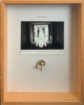 Erik Dietman "Viola tricolor 4" 1973-74
tecnica mista e collage su cartoncino in