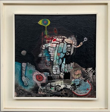 Mario Persico "Senza titolo" 1958
tecnica mista su tela
cm 49x49
firmato e datat
