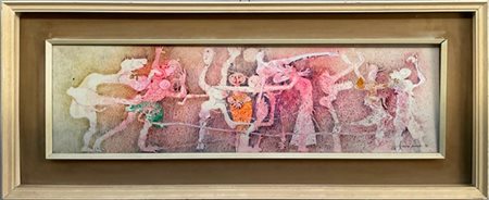 Mario Persico "Senza titolo" 1997
tecnica mista su carta
cm 23x77
firmata e data