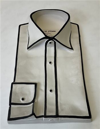 Tino Stefanoni "La camicia" 1968 - 2002Multiplo scultura in gessocm 36x21x5Fi