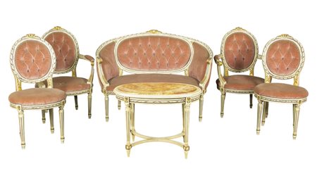 SALOTTO COMPLETO STILE FRANCESE DI CUI: