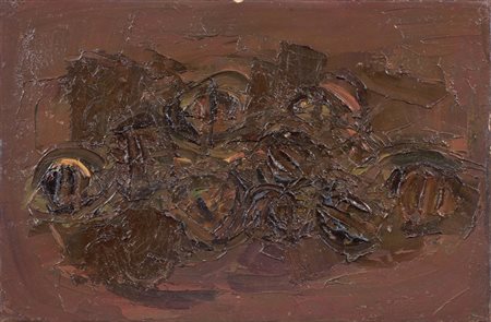 Ennio Morlotti Lecco 1910 - Milano 1992 Vegetazione, 1962 Olio su tela, cm....