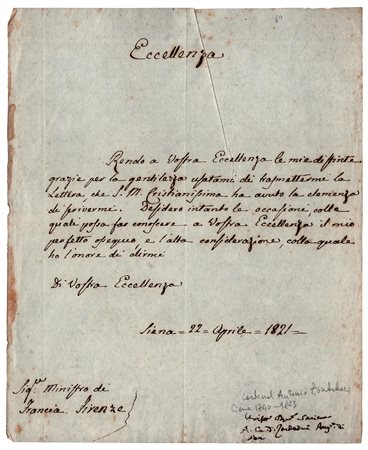 Antonio Felice Zondadari (Siena 1740 - ivi 1823), Ministro di Francia