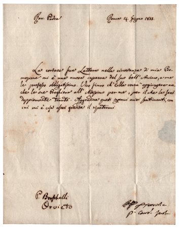 Giacinto Placido Zurla (Legnago 1769 - Palermo 1834), Ringraziamenti per la promozione