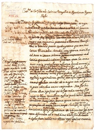 Antonio Fiordibello (Modena 1510 - ivi 1574), La Rosa d'Oro - Regina Caterina d'Asburgo - Regno di Portogallo e Algarve - Pio IV