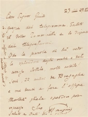 Alfredo Panzini (Senigallia 1863 - Roma 1939), Tumminelli - Bragaglia - ritratto