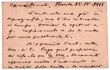 Giuseppe Prezzolini (Perugia 1882 - Lugano 1982), La Voce