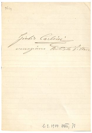 Giulio Carlini (Venezia 1826 - ivi 1887), Pittore e fotografo