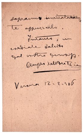 Angelo Dall’Oca Bianca (Verona 1859 - ivi 1942), Gaetano Trezza