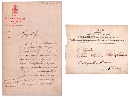 Ettore Ferrari (Roma 1845 - ivi 1929), Vincenzo Luccardi