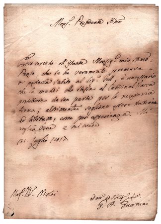 Giuseppe Antonio Guattani (Roma 1748 - ivi 1830), Archeologia romana - Dissertazioni accademia archeologica romana - Monsignor Nicola Maria Nicolai - Cardinal Pacca