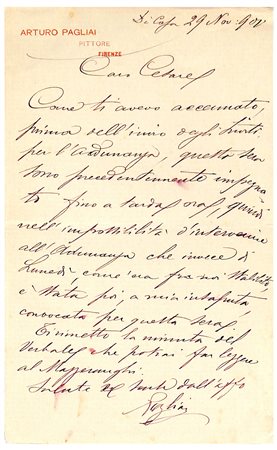 Arturo Pagliai (Livorno 1852 - ivi 1896), Pittura