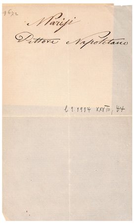 Nicola Parisi (Foggia 1827 - Casalnuovo 1887), Pittura