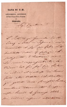 Filippo Calandrini ( Lucca 1818 - Firenze 1867), Botanica