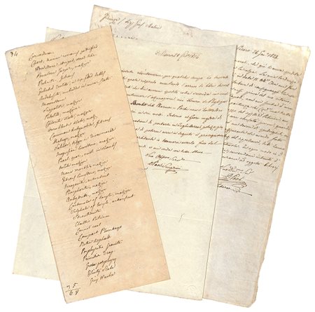 Domenico Paoli (Pesaro 1783 - ivi 1853), Lettere a Giuseppe Molini