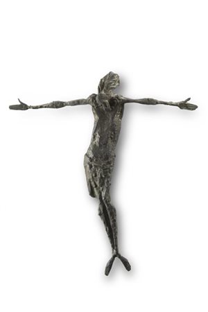 Angelo Biancini Cristo crocefisso. Italia, seconda metà secolo XX. Fusione in br