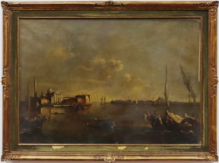 Nello stile di Francesco Guardi

"Veduta della laguna con l'isola di San Giorgi
