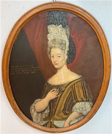 Scuola lombarda del secolo XVIII
"

Ritratto di Maria Caterina Paravicini"

Oli