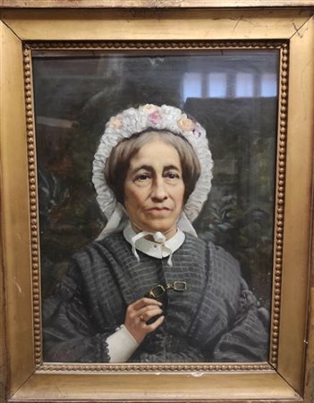 Pier Celestino Gilardi "Ritratto di Elena Casana Salvarezza da una fotografia"