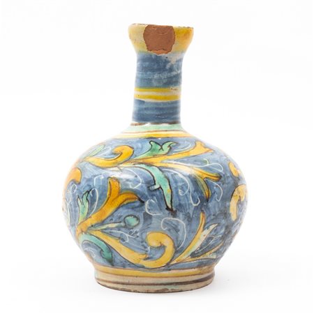 MANIFATTURA DI CALTAGIRONE DEL XVIII SECOLO, Bottiglia