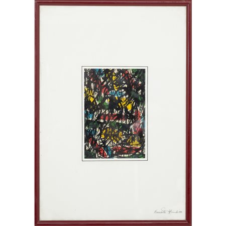 BENEDETTO BIUNDO, Tecnica mista su carta