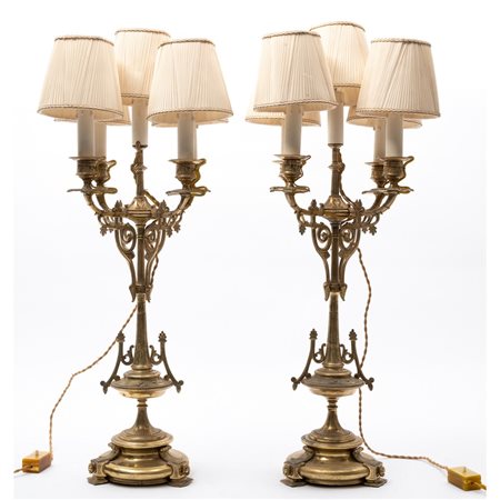 COPPIA DI CANDELABRI