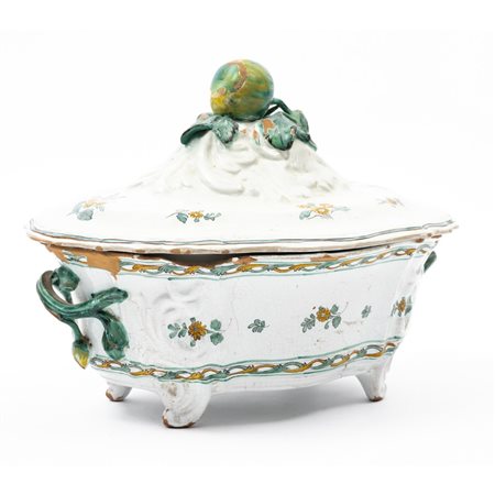 MANIFATTURA ITALIANA FINE '700, Zuppiera produzione Cerreto