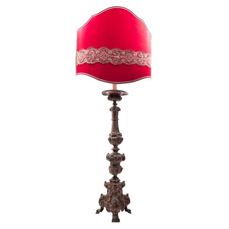 MANIFATTURA SICILIANA DELLA FINE XVIII SECOLO, Candeliere