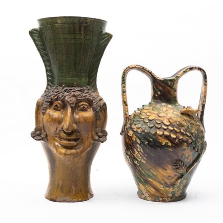 DUE CERAMICHE, Vaso e anfora