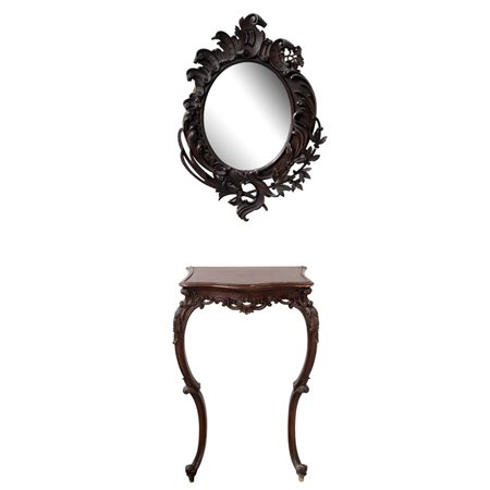 EBANISTERIA SICILIANA FINE DEL XIX SECOLO, Piccola consolle