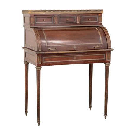 EBANISTERIA FRANCESE DEL XIX SECOLO, Scrittoio a rullo