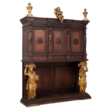 EBANISTERIA SICILIANA DEL XIX SECOLO, Mobile doppio corpo